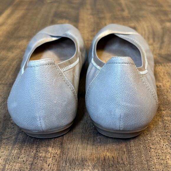 Vionic Caroll Classic Leather Ballet Flat Arch Support Ortho Gray Women’s Sz 9.5 - Picture 6 of 9